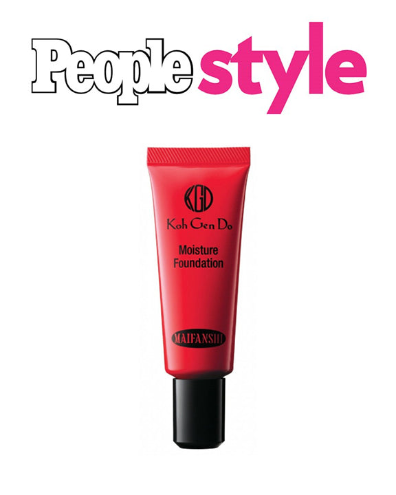 "Her secret to a camera-ready complexion? Koh Gen Do's Moisture Foundation."
