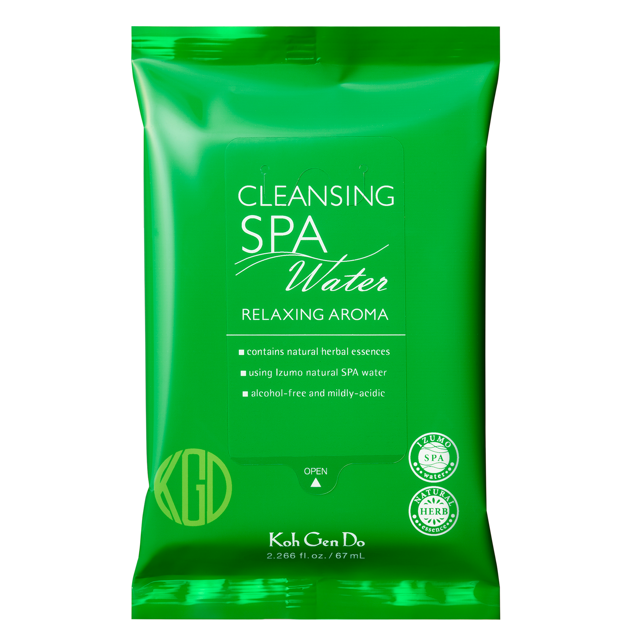 Koh Gen Do CLEANSING SPA Water ＆コットンセット。 Spa-Cleansing-Water-Cloth-3pk-
